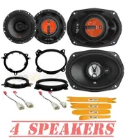 JBL Stage 3Way 6x9" Front & 6.5" Rear Door Speakers for 2005-2018 Toyota Tacoma