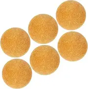 Kisangel 6Pcs Table Soccer Balls Foosball Replacement Balls for Mini Table Soccer Games for Tabletop Foosball Machines Produces Nice Sound When Kicked
