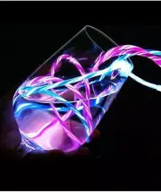 CANDYFLOW LIGHT LED 3ft data charger cable FOR MICRO-C TYPE REVERSIBLE PIN phone