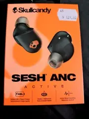 Skullcandy - Sesh ANC Active Noise Canceling True Wireless Earbuds - Black..NEW!