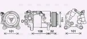 AVA Aircon Compressor BWAK567 for Mini Mini Cooper (2014) 1.5