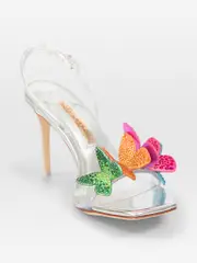 Silver Vanessa Butterfly Sandals