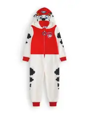Paw Patrol Red Marshall Applique Face All In One Jumpsuit Unisex Kids