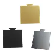100 2.8" Square Decorative Cardboard Cake Boards for Parties (Chosen Color)