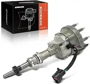 A-Premium Ignition Distributor with Cap and Rotor Compatible with Ford F-150, F-250, F-250 HD, F-350, E-150/E-250/E-350 Econoline, E-150/E-350 Econoline Club Wagon, Econoline Super Duty, Bronco