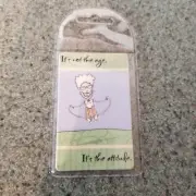 Vintage Hallmark Maxine Luggage/Purse Tag - Free Shipping