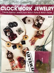 Clockwork Jewelry Craft by Crooked River Craft 4 PKGs Watch Parts & Faces NEW