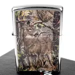 ZIPPO 美系REALTREE APG-狩獵迷彩鹿圖案設計打火機