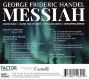 HAMBURGER / ENSEMBLE CAPRICE / GAUVIN - MESSIAH NEW CD