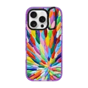 iPhone 16 Pro Impact Ring Stand Case MagSafe Compatible Rainbow Portal