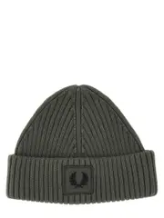 [Fred Perry] Fred Perry-Beanie Hat With Logo-Uomo UNI