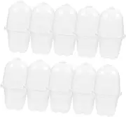 Abaodam Nursery Pots 6 Pack Plastic Plant Pots Drainage Holes Seedling Trays Ideal for Plants