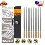 Durable 23-Inch Stainless Steel Skewers - Ideal for Perfect Kabobs (8pc Set)