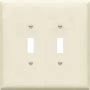 ENERLITES Jumbo Double Toggle Switch Cover, Two Gang Light Switch Wall Plate, Gl