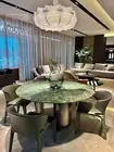 Natural Blue Agate Coffee Table | Handmade Geode Stone Furniture | Home Decor