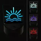 Sun and Waves Sunrise Sunset 3D Illusion LED Night Light Sign Lamp