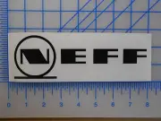 Neff Logo Decal Sticker 1.5" 2" 2.5" 3" Glasses Sunglasses Daily Shirt Beanie