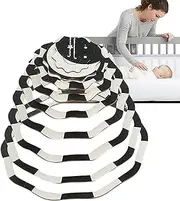 Baby Crib Toys | Double-Sided Rotating Bedside Pendant - Early Learning Mobile, Educational Cognitive Sensory Dangling Rattle Toy for Boys and Girls