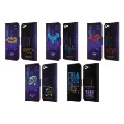 OFFICIAL GOTHAM KNIGHTS CHARACTER ART LEATHER BOOK CASE FOR APPLE iPOD TOUCH MP3