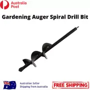 Gardening Auger Spiral Drill Bit Earth Power Post Hole Digger 4cm x 22cm Planter