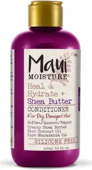 Maui Moisture Heal and Hydrate + Shea Butter Conditioner 100ml for Dry Damaged Hair