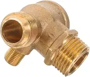Gatuida Air Compressor Valve Air Compressor Accessories Kit Air Compressor Fittings Air Compressor Connectors Air Tool Kit Air Compressor Tool Kit Air Compressor Safety Valve Golden Copper