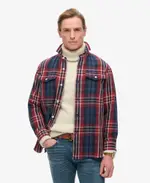 Merchant Heavy Checked Shirt | Merchant Check Navy