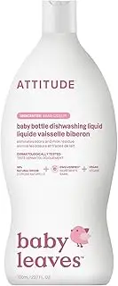 ATTITUDE, Baby Dish Soap, Non-toxic, ECOLOGO Certified, Fragrance-Free, 23.7 Fluid Ounce