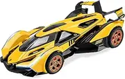 Toy Cars 1/32 Lambo V12 Race Car Diecast Model Car with Sound and Light Pull Back Toy for 3+ Year Old Boys and Kids Car Toy Birthday Gifts