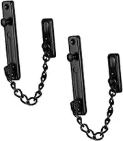 Reinforcement Lock 2pcs Security Door Chain Stainless Steel Latch Home Security