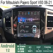 Car Android GPS Navigation Wifi 12.1" For Mitsubishi Pajero Sport V93 06~21