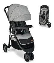 Honey Joy Expedition Jogger Folding Jogging Stroller Grey New In Box