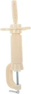VINTORKY Holder Wig Holder Mannequin Head Stand Wig Stand Holder Cosmetology Manikin Stand Wig Mannequin Holder Mannequin Head Accessories Wig Stand for Display Beige Plastic