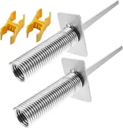 TOKIDNY 1 Set Spring Football Flagpole Holder with Ground Stakes Portable Soccer Training Accessory for Surfaces for and Players