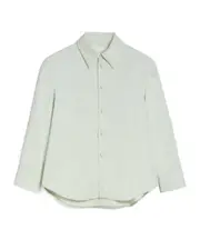 Jil Sander Dropped Shoulder Poplin Shirt DE34 lychee
