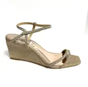 Badgley Mischka Womens Unity Sandal Pale Gold Size 8 M