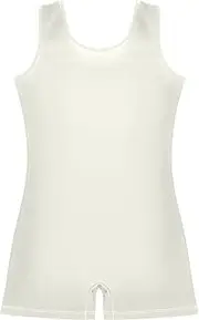 [ODAWA] Girls Gymnastics Leotard Light Coral Toddler Unitard Biketard Clothes, Leotard for Girls Gymnastics