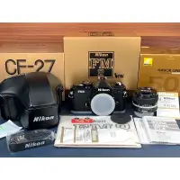 在飛比找蝦皮購物優惠-Nikon FM2new稀少黑機身Nikon Ais 50m