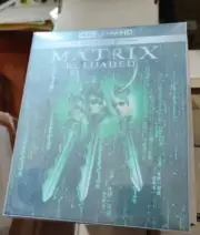 Matrix 2 Reloaded Manta Lab 4K Steelbook Boxset, New/Mint