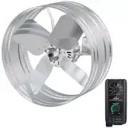 2339-CFM, 120-Volt Variable-Speed Electric Exhaust Gable Fan with Thermospeed