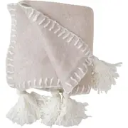 LVD Throw Blanket Stitch Dusty Taupe Decorative Home/Lounge Decor 130x170cm