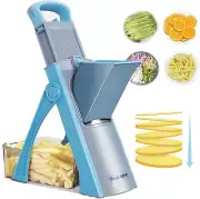 Ergonomic Vegetable Slicer & Chopper with Adjustable Thickness - Dishwasher Safe