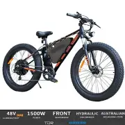 FAT TYRE ELECTRIC BIKE 26'' 4.0 1500W 48V 15AH ELECTRIC EBIKE LITHIUM BATTERY