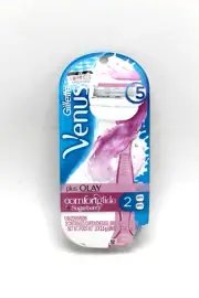 Gillette Venus & Olay Sugarberry Women's Razor Handle With 2 Refills