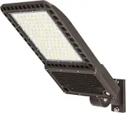 400W LED Auto Photocell Parking Lot Shoebox Light Commercial Street Area 5000K