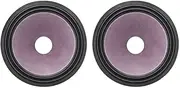 XYWHPGV 10 inches Paper Speaker Cone Subwoofer Drum Dot Paper 2 inches Coil Diameter with 2 Cloth Surround Purple 2 Pcs(fb1a7 bfdf4 ef990 ccc5f 81800 aaea5