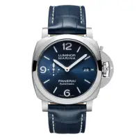 在飛比找Yahoo奇摩購物中心優惠-PANERAI 沛納海 最新款藍面 PAM01313 自動上