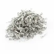 500pcs Silver Tone Male Spade Crimp Terminals 1.5mm Wiring Connectors