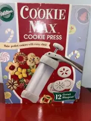 Wilton Cookie Max Cookie Press 12 Shapes Discs 2104-4021 New Sealed Box