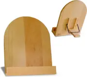 Cookbook Stand Cook Book for Kitchen Counter Beech Wood Recipe Holder with 9X11